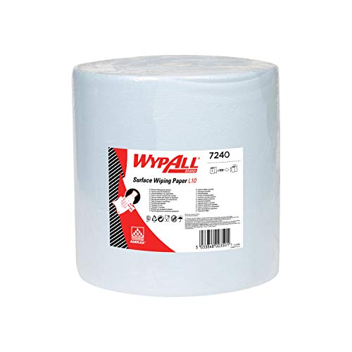 WypAll L10 Oberflächenwischpapier 7240 - Jumbo Xtra Wischerrolle - 1 blaue Rolle x 1.000 Papierwischer WypAll L10 Oberflächenwischpapier 7240 - Jumbo Xtra Wischerrolle - 1 blaue Rolle x 1.000 Papierwischer von Wypall