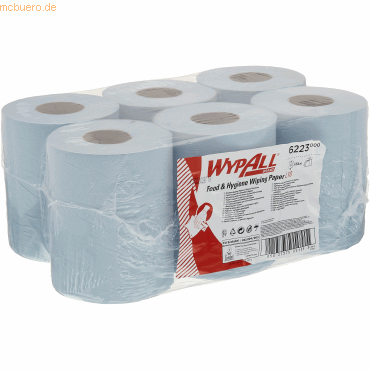 Wypall Wischtuch Reach 6223 1-lagig blau 6x430 Blatt Wypall Wischtuch Reach 6223 1-lagig blau 6x430 Blatt von Wypall