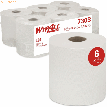 Wypall Wischtücher Wypall L20 Extra 2-lagig 38x18,5cm Zentralentnahme Wypall Wischtücher Wypall L20 Extra 2-lagig 38x18,5cm Zentralentnahme von Wypall