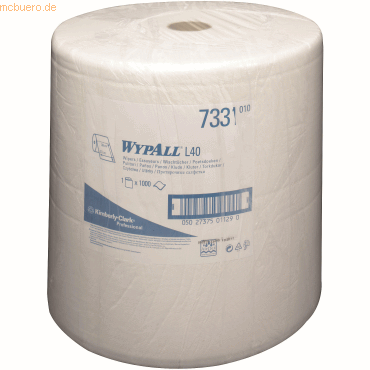 Wypall Wischtücher Wypall L30 Ultra 3-lagig 38x37cm Großrolle weiß Wypall Wischtücher Wypall L30 Ultra 3-lagig 38x37cm Großrolle weiß von Wypall