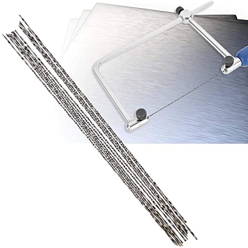 Wytino Scroll Sägeblätter, 12-TLG Dekupiersägeblätter mit Spiralzähnen für Holz Metall Kunststoff Schneiden Sägen Schnitzen(4#) von Wytino