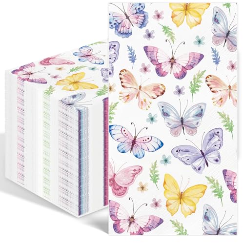 Schmetterling Party Servietten, Servietten Frühling Frühling Tischdeko, Rosa Servietten Schmetterling, Papierservietten für Mädchengeburtstag Tischdekorationen, Servietten Geburtstag Hochzeit Party Schmetterling Party Servietten, Servietten Frühling Frühling Tischdeko, Rosa Servietten Schmetterling, Papierservietten für Mädchengeburtstag Tischdekorationen, Servietten Geburtstag Hochzeit Party von Wzczf