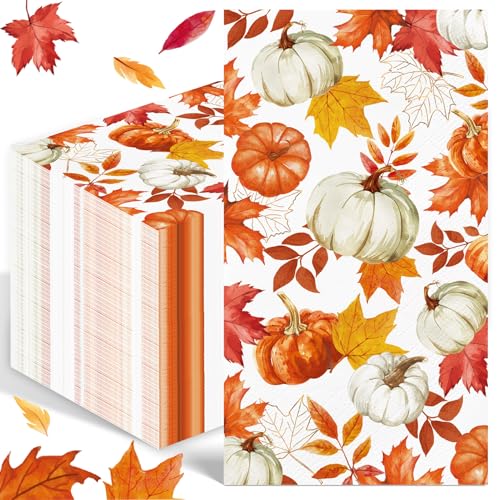 Servietten Herbst mit Kürbis Ahornblätter,50 PCS Maple Leaves Herbstservietten,Papierservietten Herbstlich als Tischdeko Herbst mit Ahornblätter und Kürbis. Herbstfarben Herbstmotiv (Ahornblätter) Servietten Herbst mit Kürbis Ahornblätter,50 PCS Maple Leaves Herbstservietten,Papierservietten Herbstlich als Tischdeko Herbst mit Ahornblätter und Kürbis. Herbstfarben Herbstmotiv (Ahornblätter) von Wzczf