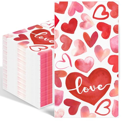 Wzczf 50 Servietten Rotes Liebesherz, Herzchen Servietten, Servietten Rosa, Einweg Papier Servietten,Muttertag Hochzeit Flitterwochen Verlobung Kommunion Hochzeitstag gedruckt Tischdekorationen Wzczf 50 Servietten Rotes Liebesherz, Herzchen Servietten, Servietten Rosa, Einweg Papier Servietten,Muttertag Hochzeit Flitterwochen Verlobung Kommunion Hochzeitstag gedruckt Tischdekorationen von Wzczf