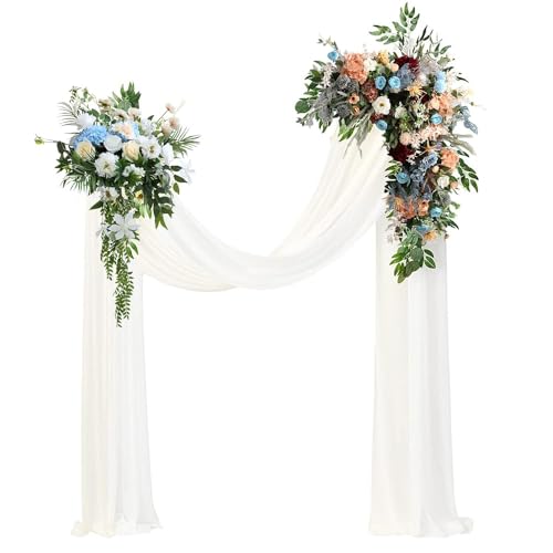 Wzhtuzi Hochzeit Vorhang, Weiß Hochzeitsbogen Drapierstoff Tüllstoff Weiß Tüll Chiffon Stoff Vorhänge Tülldekostoff, Foto Hintergrundvorhang Für Arbor Hochzeit Torbogen Zeremonie Party Dekor Wzhtuzi Hochzeit Vorhang, Weiß Hochzeitsbogen Drapierstoff Tüllstoff Weiß Tüll Chiffon Stoff Vorhänge Tülldekostoff, Foto Hintergrundvorhang Für Arbor Hochzeit Torbogen Zeremonie Party Dekor von Wzhtuzi