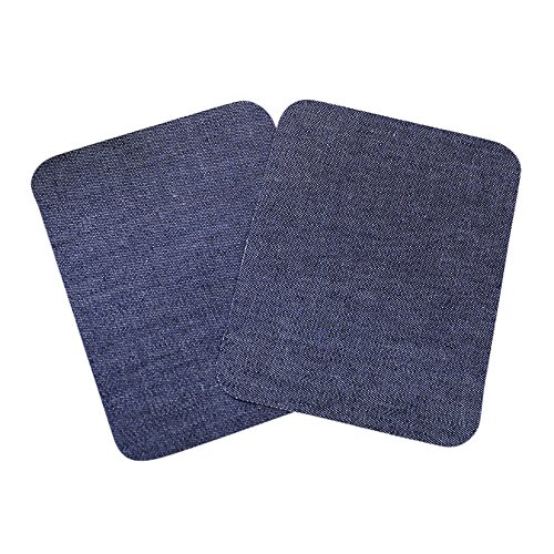 Wzxhew 2 Stück Jeans Denim zum Aufbügeln für Anfänger (Dunkelblau, Einheitsgröße) von Wzxhew