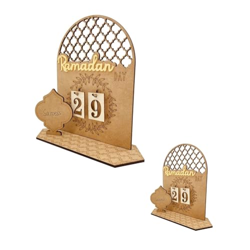 Wzxksoac 2 Stück Ramadan-Kalender Countdown Ramadan-Dekorationen für Zuhause – Ramadan-Tischdekoration – Ramadan-Geschenke für Kinder C Wzxksoac 2 Stück Ramadan-Kalender Countdown Ramadan-Dekorationen für Zuhause – Ramadan-Tischdekoration – Ramadan-Geschenke für Kinder C von Wzxksoac