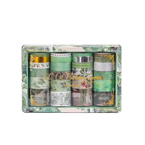 Wzxksoac 24 Rollen Retro-Washi-Klebebänder zum Basteln und Journaling, DIY, Vintage-Blumenband, Tagebuch-Dekoration, C Wzxksoac 24 Rollen Retro-Washi-Klebebänder zum Basteln und Journaling, DIY, Vintage-Blumenband, Tagebuch-Dekoration, C von Wzxksoac