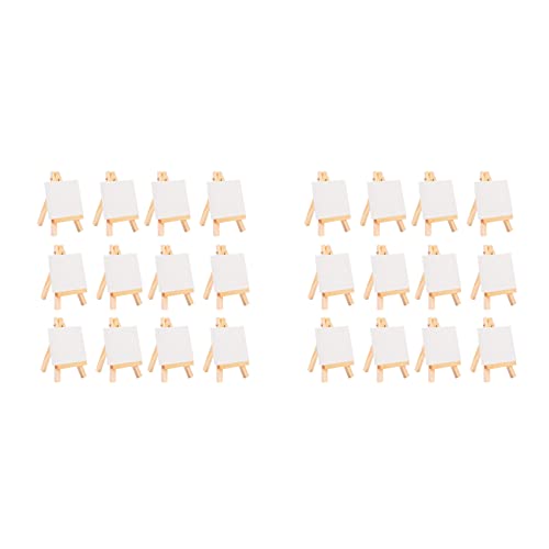 Wzxksoac 24 Stück Künstler Mini Staffelei +3 X3 Mini Segeltuch Set Malerei Kinder Basteln DIY Zeichnung Kleine Tisch Staffelei für Die Schule Wzxksoac 24 Stück Künstler Mini Staffelei +3 X3 Mini Segeltuch Set Malerei Kinder Basteln DIY Zeichnung Kleine Tisch Staffelei für Die Schule von Wzxksoac