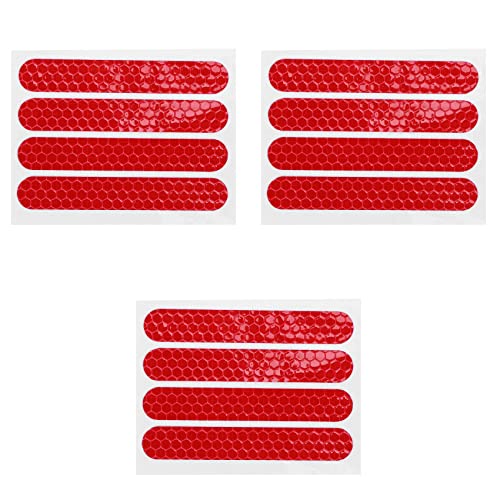 Wzxksoac 3X Vordere Hinterradabdeckung Schutzschale Reflektierender Aufkleber für Max G30 Rollerzubehör 4 STÜCK, Rot Wzxksoac 3X Vordere Hinterradabdeckung Schutzschale Reflektierender Aufkleber für Max G30 Rollerzubehör 4 STÜCK, Rot von Wzxksoac