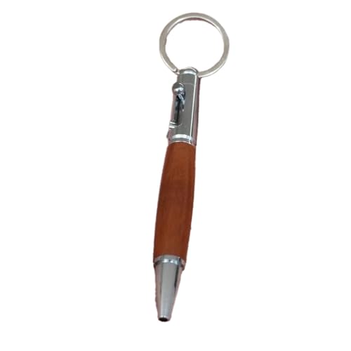 Wzxksoac Bolt Action Stift, Kurzer Kompakter Taktiler Turn Kugelschreiber mit 5 Ersatzminen, Kleiner -Schlüsselanhänger-Stift F von Wzxksoac