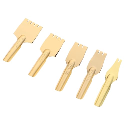 Wzxksoac Ersatzfeder Flachkopf Schreibspitzen Set 5 Stück Retro Kunst für Füllfederhalter Spitze für Kalligraphie Schreibwaren von Wzxksoac