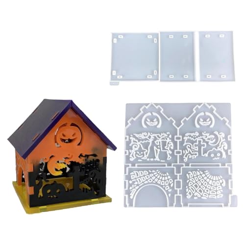 Wzxksoac Halloween-Kürbis-Harzformen für Zuhause, Kürbis-Epoxidharzformen mit Halloween-Kürbis, Lustige Silikonformen Wzxksoac Halloween-Kürbis-Harzformen für Zuhause, Kürbis-Epoxidharzformen mit Halloween-Kürbis, Lustige Silikonformen von Wzxksoac