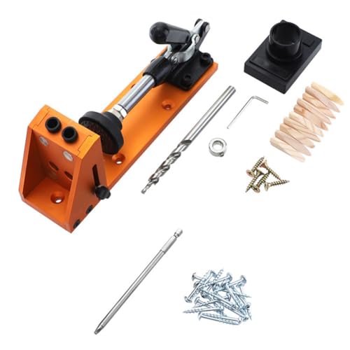 Wzxksoac Holzbearbeitungs-Abschrägungslochwerkzeug, 9,5 mm, Aluminiumlegierung, mit Basis, Staubsauger, Holzbearbeitungs-Bohrlochsucher, Option A Wzxksoac Holzbearbeitungs-Abschrägungslochwerkzeug, 9,5 mm, Aluminiumlegierung, mit Basis, Staubsauger, Holzbearbeitungs-Bohrlochsucher, Option A von Wzxksoac
