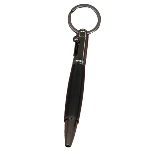 Wzxksoac -Kugelschreiber, Kurzer Kompakter Taktiler Drehbolzen-Aktionsstift, Kleiner -Schlüsselanhänger-Stift mit 5 Ersatzminen B von Wzxksoac