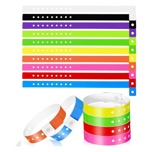 Wzxksoac Kunststoffarmbänder 60 Stück Vinyl-Armband-Set in 10 Farben, Neon für Veranstaltungen Wzxksoac Kunststoffarmbänder 60 Stück Vinyl-Armband-Set in 10 Farben, Neon für Veranstaltungen von Wzxksoac