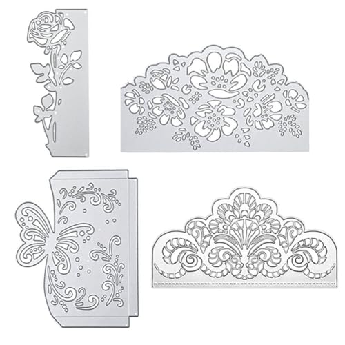Wzxksoac Metallprägung Stanzform DIY Karbonstahl Stanzform Spitze Einladung Wzxksoac Metallprägung Stanzform DIY Karbonstahl Stanzform Spitze Einladung von Wzxksoac