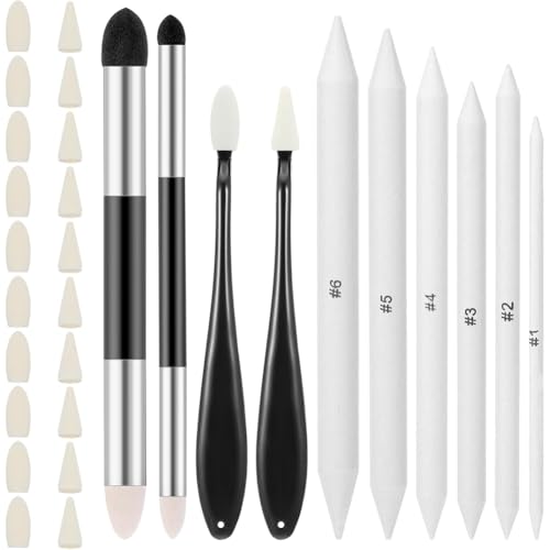 Wzxksoac Zum Zeichnen Von Mischstümpfen 9 PCs, Mischung Von Kunststöcken Blender für die Kohlekizzierung Des Studentenkünstlers Wzxksoac Zum Zeichnen Von Mischstümpfen 9 PCs, Mischung Von Kunststöcken Blender für die Kohlekizzierung Des Studentenkünstlers von Wzxksoac