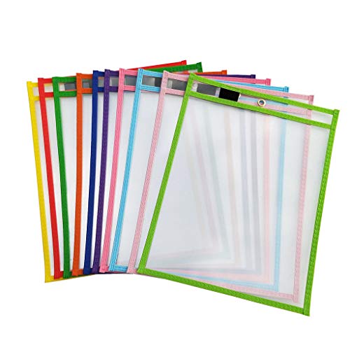10 x robuste Taschen für Tickethalter, transparente Vorder- und Rückseite, waschbar, für Kinder, Erwachsene, Studenten 10 x robuste Taschen für Tickethalter, transparente Vorder- und Rückseite, waschbar, für Kinder, Erwachsene, Studenten von X-Institute