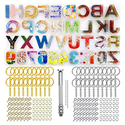 244-teiliges Schlüsselanhänger-Harz-Formen-Set, Zahlen-Silikonform für Bastelarbeiten, Schlüsselanhänger, Hausnummern, Schmuck, Anhänger 244-teiliges Schlüsselanhänger-Harz-Formen-Set, Zahlen-Silikonform für Bastelarbeiten, Schlüsselanhänger, Hausnummern, Schmuck, Anhänger von X-Institute
