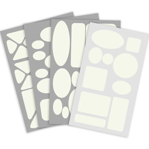 4 Stück Daunenjacken-Reparaturflicken aus wasserdichtem selbstklebendem Stoff für Outdoor-Winterkleidung, Schlafsäcke, selbstklebende Reparatur, Daunenmantel, Befestigung für Kleidung, Jeans von X-Institute