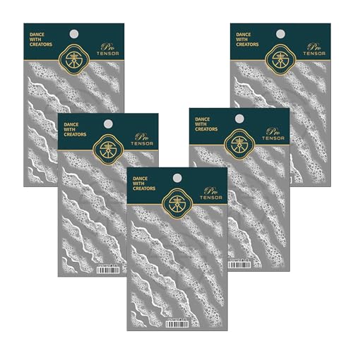 5 Blatt transparente Meereswellen-Harzaufkleber zum Befüllen dekorativer Aufkleber passend für Silikonformen Landschaft Scrapbooking Aufkleber Malerei Aufkleber für Scrapbooking von X-Institute