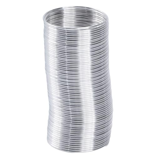 50 Schlaufen-Gedächtnis-Stahldraht für Perlen, Armbänder, Ohrringe, Schmuckherstellung, Zubehör, Armreifen, Halskettenzubehör von X-Institute