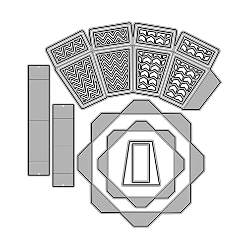 Aufbewahrungsbox aus Karbonstahl mit Blumen, Prägeschablonen für dekorative Papieralben, Karten, Geschenkboxen, Metall-Stanzformen und Briefmarken für Kartenherstellung, Papier und Fotos von X-Institute