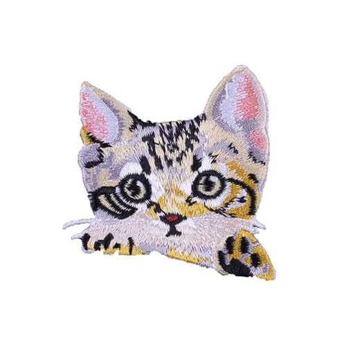 Aufnäher mit Katzenmotiv, bestickt, für Cosplay, Party, Damen, dekorative Applikationen für den täglichen Gebrauch Aufnäher mit Katzenmotiv, bestickt, für Cosplay, Party, Damen, dekorative Applikationen für den täglichen Gebrauch von X-Institute