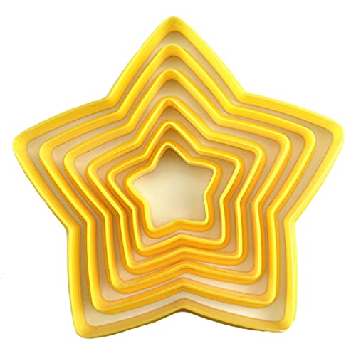 Ausstechformen für Fondant, Kekse, Kuchen, Sternformen, Zuhause, Küche, Weihnachten, Keksherstellung, Kuchendekorationswerkzeug Ausstechformen für Fondant, Kekse, Kuchen, Sternformen, Zuhause, Küche, Weihnachten, Keksherstellung, Kuchendekorationswerkzeug von X-Institute