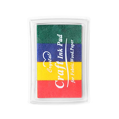 Craft Regenbogen-Fingerstempel, Partner, mehrfarbig, Bastelstempel für Kinder, waschbar, 4 Stück von X-Institute