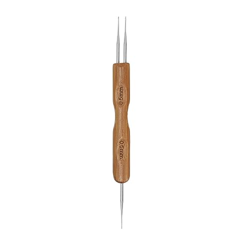 Doppelkopf-Häkelnadeln, Nadel für Haar, Dreadlock, Bambusgriff, Webnadel, Stahl, Häkelnadel zum Häkeln von Haaren, Häkelnadel, Häkelnadel für Dreadlock-Haken, Häkelnadel Doppelkopf-Häkelnadeln, Nadel für Haar, Dreadlock, Bambusgriff, Webnadel, Stahl, Häkelnadel zum Häkeln von Haaren, Häkelnadel, Häkelnadel für Dreadlock-Haken, Häkelnadel von X-Institute