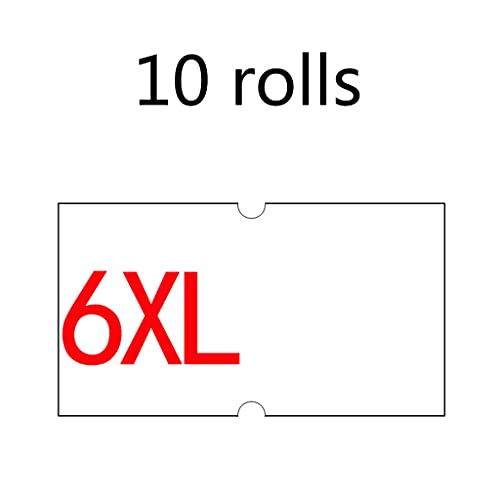 Etiketten-Aufkleber-Rollen für Preisetiketten für Shop-Etiketten, 22 mm x 12 mm, 10 Rollen Etiketten-Aufkleber-Rollen für Preisetiketten für Shop-Etiketten, 22 mm x 12 mm, 10 Rollen von X-Institute