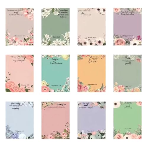 Haftnotizen, Blumendruck, 7,6 x 10,2 cm, selbstklebend, Memopads für Büro, Schule, Meeting, 360 Blatt Haftnotizen, Blumendruck, 7,6 x 10,2 cm, selbstklebend, Memopads für Büro, Schule, Meeting, 360 Blatt von X-Institute