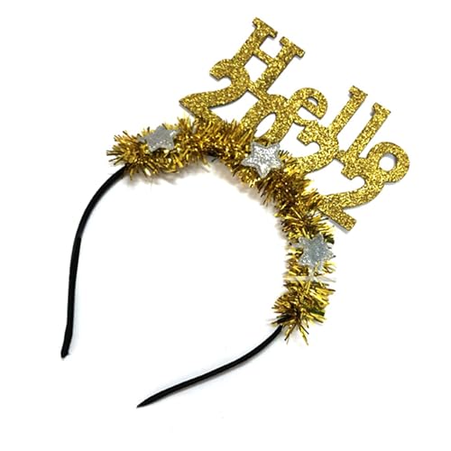 Hello2024 Festlicher Haarreif für Neujahr, für Party, Kostüm, Haarschmuck, Haarreifen für Neujahrsfeier, modisch, 5 Stück Hello2024 Festlicher Haarreif für Neujahr, für Party, Kostüm, Haarschmuck, Haarreifen für Neujahrsfeier, modisch, 5 Stück von X-Institute