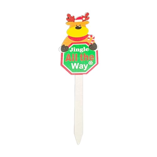 Merry Christmas Cake Toppers Santa Tree Cake Paper Insert Card For Christmas Party Bake Decoration Accessories Paper Insert Card von X-Institute