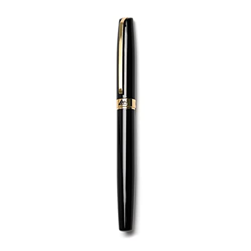 Metall-Füllfederhalter, 0,5 mm F-Spitze, mit nachfüllbarem Konverter-Stift für Damen, Herren, Journa von X-Institute