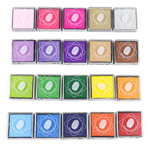 Stempelkissen, 20 Farben, für Scrapbooking, Album, Fingermalerei, Stempelkissen Stempelkissen, 20 Farben, für Scrapbooking, Album, Fingermalerei, Stempelkissen von X-Institute