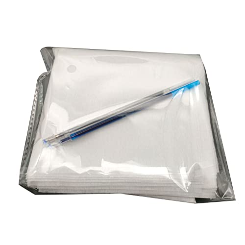 T-Shirt-Stoff-Transferpapier, wasserlöslich, Stick-Stabilisator, transparentes Transferpapier, 50 x 50 cm, weißes Kohlepapier zum Durchziehen, 4/10 Blatt, Transparentpapier, weißes Transferpapier T-Shirt-Stoff-Transferpapier, wasserlöslich, Stick-Stabilisator, transparentes Transferpapier, 50 x 50 cm, weißes Kohlepapier zum Durchziehen, 4/10 Blatt, Transparentpapier, weißes Transferpapier von X-Institute