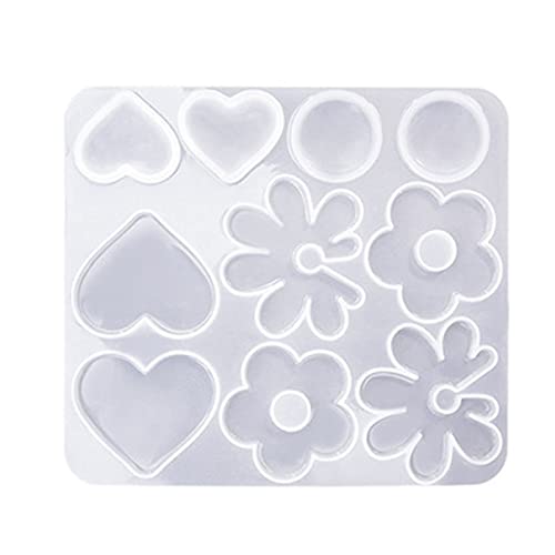 Unregelmäßige 3D-Silikonformen, Epoxid-Gießharz, Harz, Halskette, Ohrringe, Schlüsselanhänger, Anhänger, Schmuckwerkzeug Unregelmäßige 3D-Silikonformen, Epoxid-Gießharz, Harz, Halskette, Ohrringe, Schlüsselanhänger, Anhänger, Schmuckwerkzeug von X-Institute