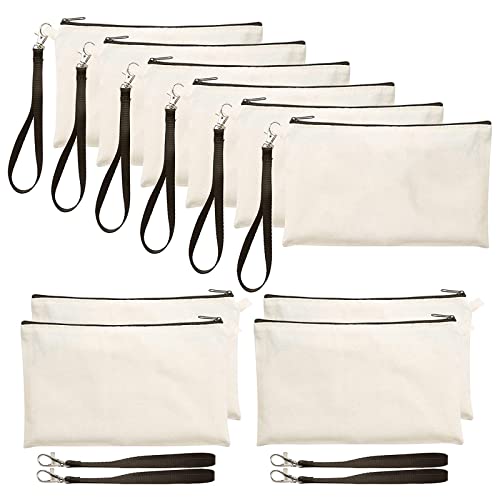 X-Institute 10 x Sublimationsbeutel mit Reißverschluss, Umhängeband, aus Segeltuch, für Kosmetiktasche, Stifttasche, Hochzeitsgeschenk, Wärmeübertragungsbeutel mit Griffen X-Institute 10 x Sublimationsbeutel mit Reißverschluss, Umhängeband, aus Segeltuch, für Kosmetiktasche, Stifttasche, Hochzeitsgeschenk, Wärmeübertragungsbeutel mit Griffen von X-Institute