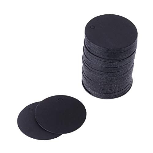 X-Institute 100 x Etiketten aus Kraftpapier, für Hochzeit, Party, Gastgeschenk, 3,5 cm von X-Institute