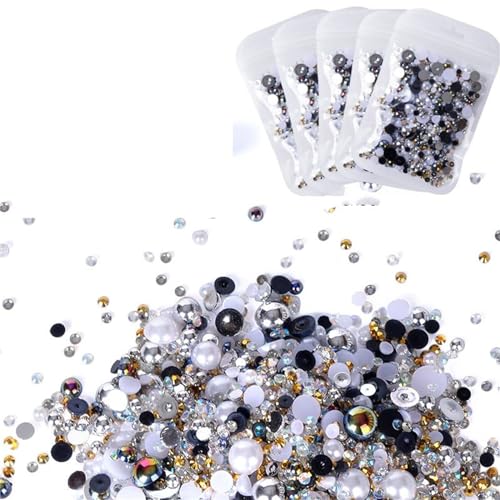 X-Institute 120 g/150 g gemischte flache Rückseite, Strasssteine zum Basteln, 3 mm - 10 mm, Harz-Perlen, Strasssteine für Nägel, Gesicht, Becher, gemischte Medien, Kunstbedarf X-Institute 120 g/150 g gemischte flache Rückseite, Strasssteine zum Basteln, 3 mm - 10 mm, Harz-Perlen, Strasssteine für Nägel, Gesicht, Becher, gemischte Medien, Kunstbedarf von X-Institute