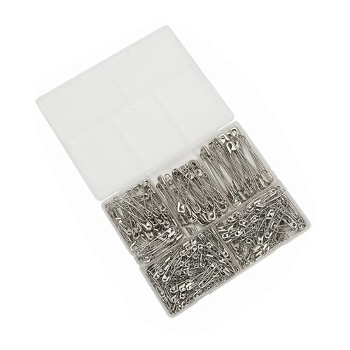 X-Institute 320 Stück rostbeständige, beschichtete Nadeln zum Nähen von Kleidung, Kunst und Handwerk, Sicherheitsnadeln, sortierte Sicherheitsnadeln, Großpackung X-Institute 320 Stück rostbeständige, beschichtete Nadeln zum Nähen von Kleidung, Kunst und Handwerk, Sicherheitsnadeln, sortierte Sicherheitsnadeln, Großpackung von X-Institute