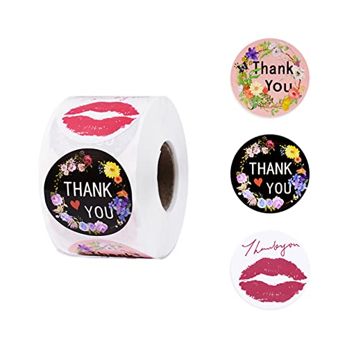 X-Institute 500 x Rolle Dankeschön, selbstklebende Versiegelungsaufkleber, selbstklebende Etiketten, dekorative Aufkleber für Wrap, Hochzeit, Party X-Institute 500 x Rolle Dankeschön, selbstklebende Versiegelungsaufkleber, selbstklebende Etiketten, dekorative Aufkleber für Wrap, Hochzeit, Party von X-Institute