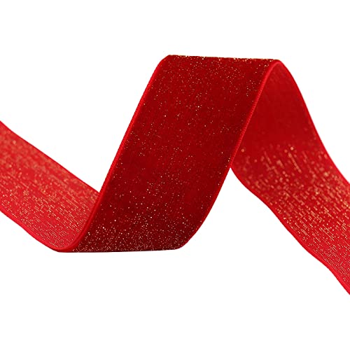 X-Institute 9,1 m Weihnachtsband, Geschenkverpackung, Geschenkband, für Geschenkverpackungen, Haarspangen, Basteln, Hochzeitsstrauß, Dekoration, Samtband X-Institute 9,1 m Weihnachtsband, Geschenkverpackung, Geschenkband, für Geschenkverpackungen, Haarspangen, Basteln, Hochzeitsstrauß, Dekoration, Samtband von X-Institute