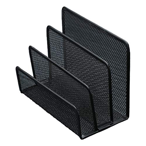 X-Institute Aktenhalter aus Metall, 3 Fächer, für den Schreibtisch, durchscheinend, Aktenordner, Briefhalter, Briefhalter für Umschläge, Post, Elektronik, Schwarz X-Institute Aktenhalter aus Metall, 3 Fächer, für den Schreibtisch, durchscheinend, Aktenordner, Briefhalter, Briefhalter für Umschläge, Post, Elektronik, Schwarz von X-Institute