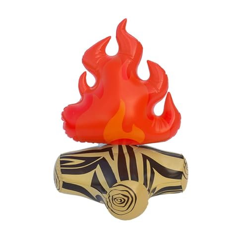 X-Institute Aufblasbare PVC-Flammendekoration, Lagerfeuer-Dekoration, künstliche Lagerfeuer, Garten, Hof, Platzierung, Requisiten für Outdoor-Veranstaltungen, Camping, Party-Dekorationen von X-Institute
