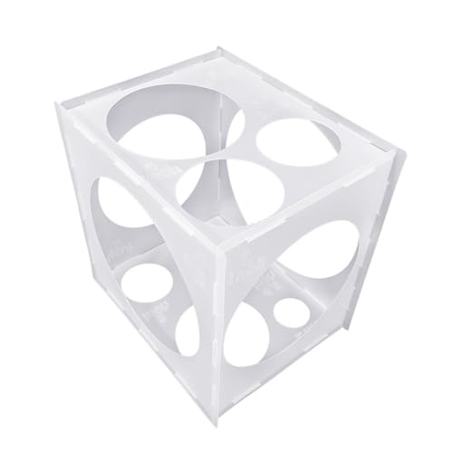 X-Institute Ballon-Messbox mit 11 Löchern, 5,1 - 25,4 cm, Ballongrößenwürfel, Ballon-Messwerkzeug für Hochzeits-Party-Dekorationen von X-Institute