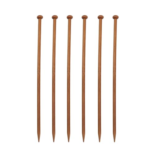X-Institute Bambus-Häkelnadeln für Anfänger, handgefertigt, Bambus-Häkelnadeln, Bambus-Stricknadel für Garnarbeiten, 2,0 mm, 10,0 mm, Braun, Doppelspitzen-Stricken, 6 Stück X-Institute Bambus-Häkelnadeln für Anfänger, handgefertigt, Bambus-Häkelnadeln, Bambus-Stricknadel für Garnarbeiten, 2,0 mm, 10,0 mm, Braun, Doppelspitzen-Stricken, 6 Stück von X-Institute